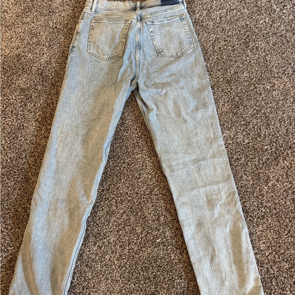Abercrombie & Fitch Blue Straight Leg Jeans